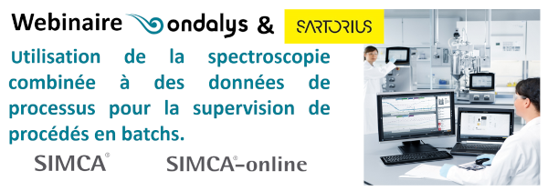 webinaire supervision de procédés Ondalys et Sartorius - 8 octobre 2024